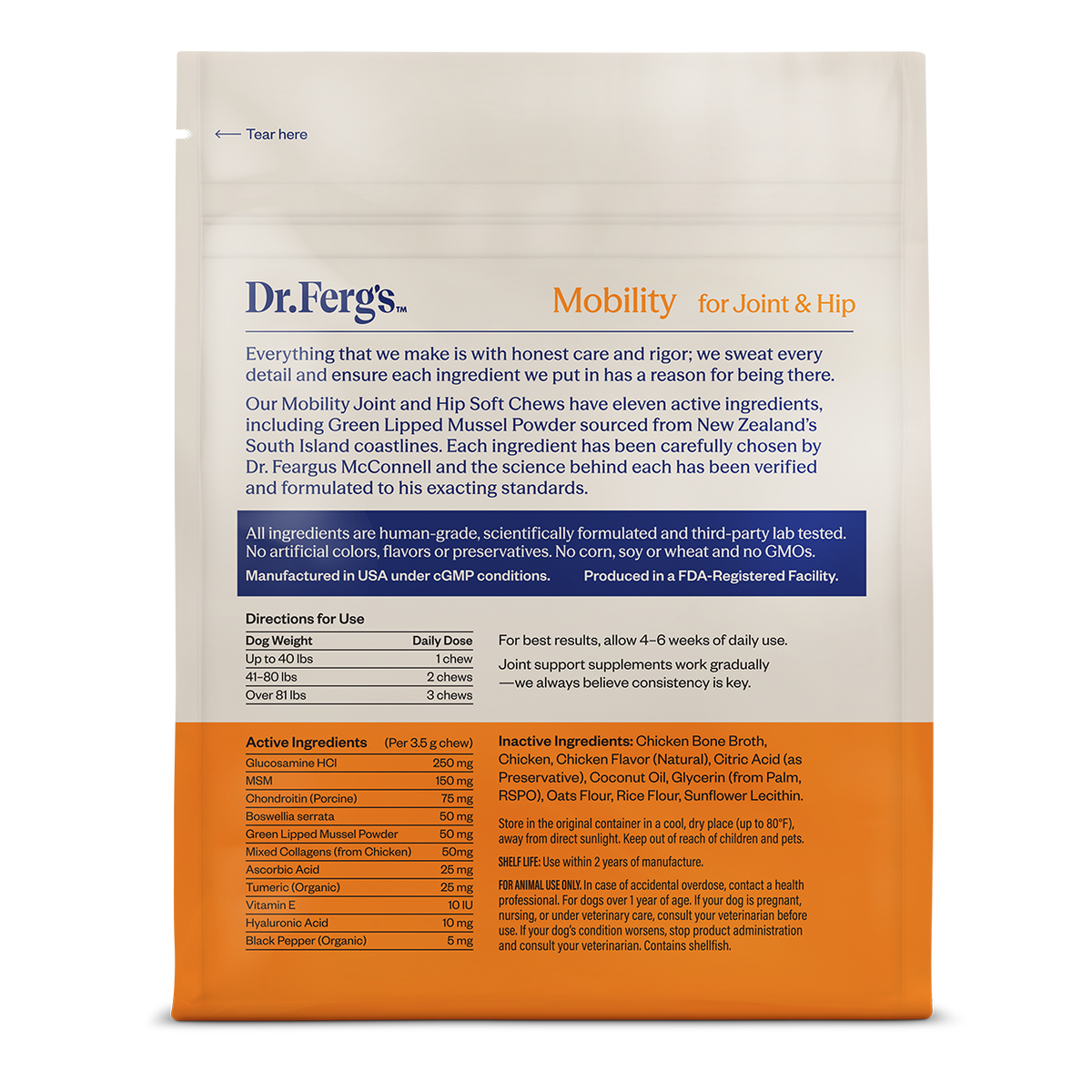 Mobility Joint & Hip Soft Chews for Dogs