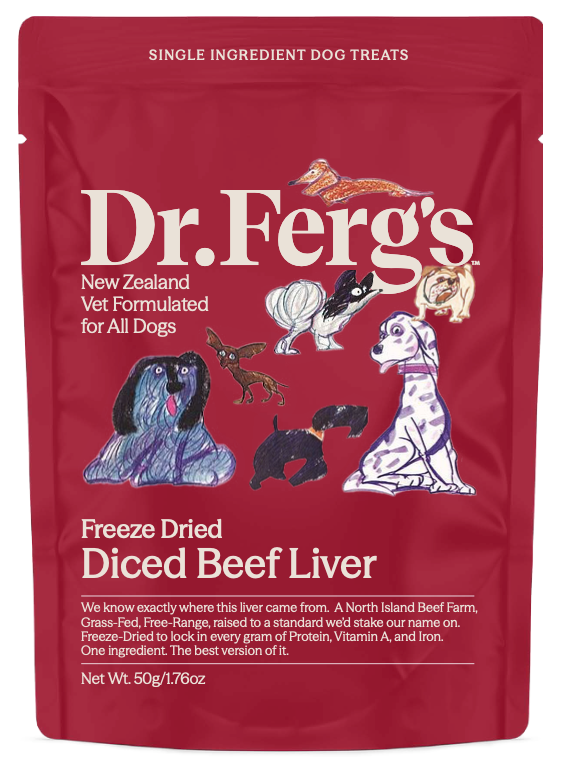 Grass-Fed Freeze-Dried Beef Liver Dog Treats